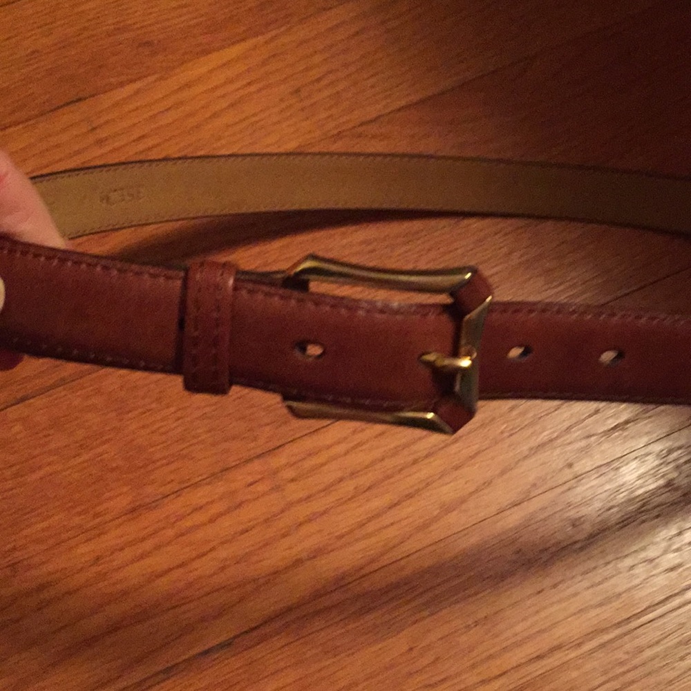 Brown Belt Made from Cowhide